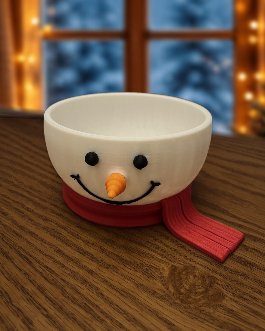 Tigela boneco de neve